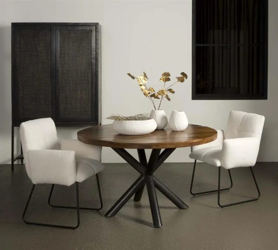 Voordeelprijs Selva Eetkamertafel naturel rond 130 cm